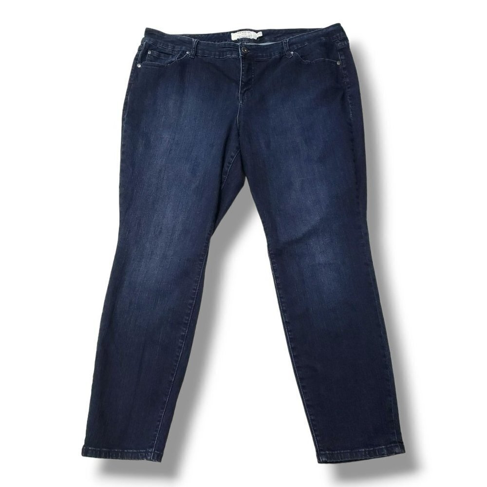 Torrid Skinny Jeans‎ Womens Plus 22 High Rise Dark Wash